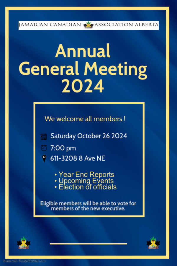 Annual Member Meeting Poster